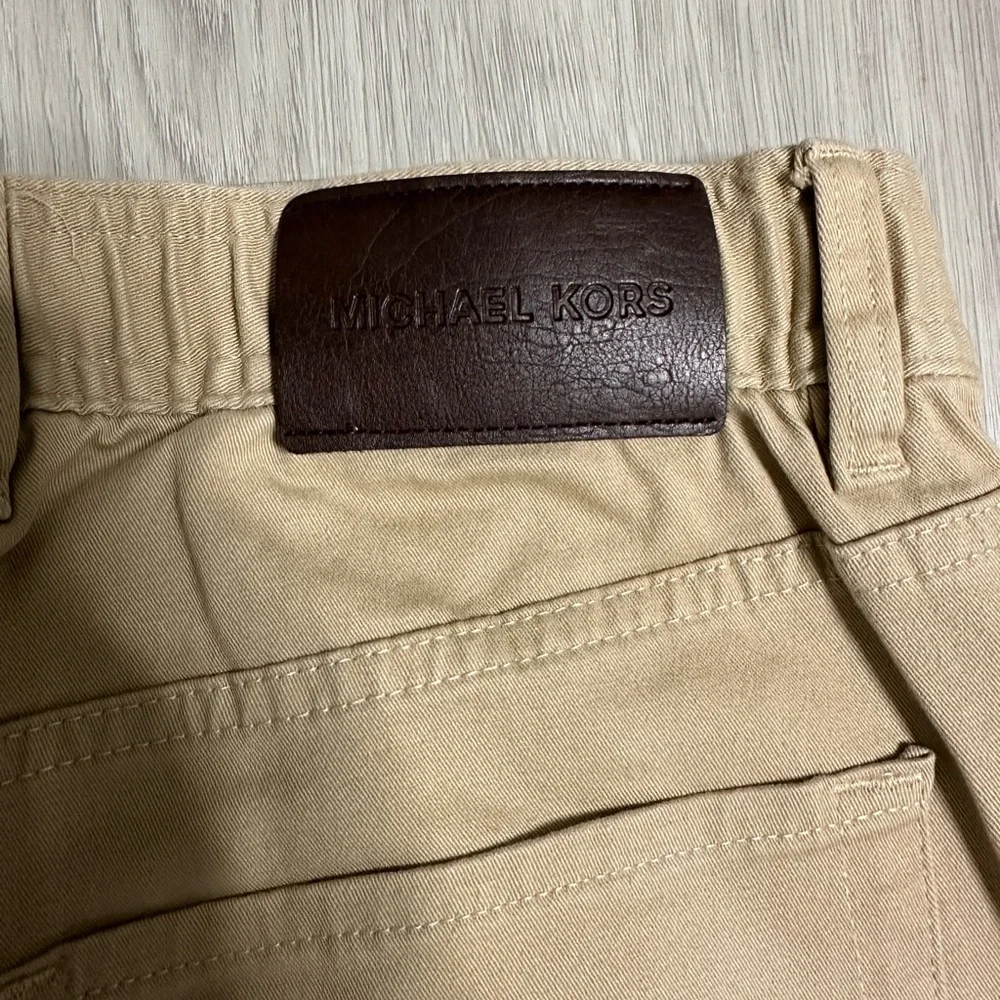 Michael Kors Khaki Straight-Leg Chinos